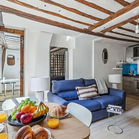 Bnbnova - Chic 1br Steps From The Louvre & Palais Royal & Opera Lejlighed