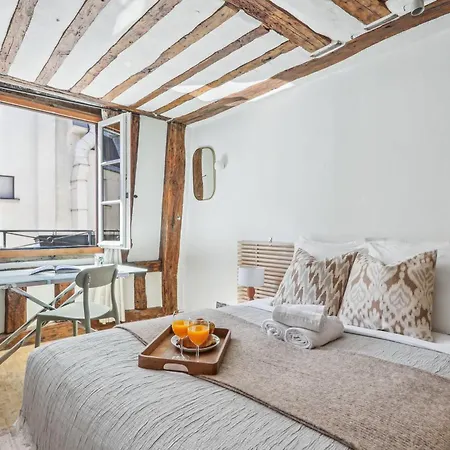 Bnbnova - Chic 1br Steps From The Louvre & Palais Royal & Opera Lejlighed *
